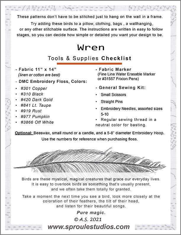 未使用✦FAUNE Embroidered Wren dress(4-6Y) Bird Wren Embroidery - Etsy