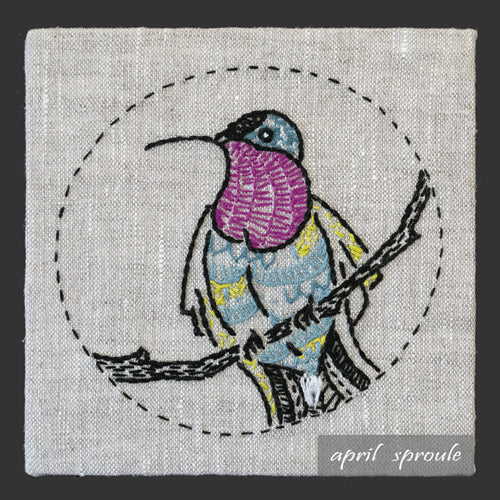 KAS 16 Hummingbird Hand Embroidery Kit