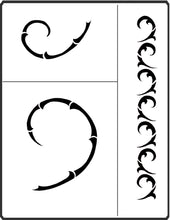 Load image into Gallery viewer, SPR 06 Scrolls Stencil