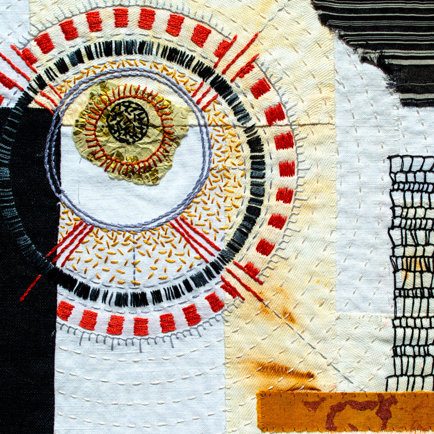 Improv Textile Collage – Sproule Studios