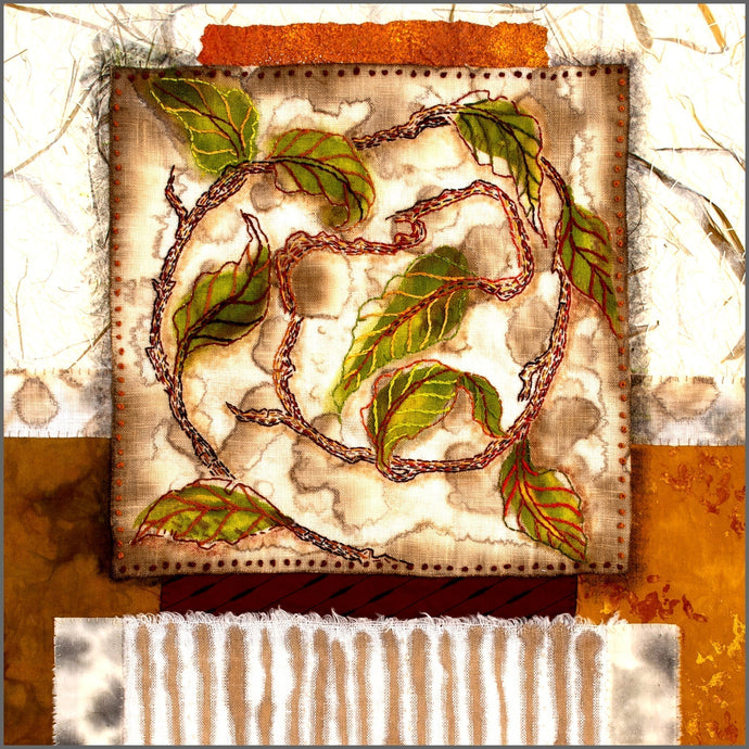 Mixed Media Textile Art Collage, Workshop