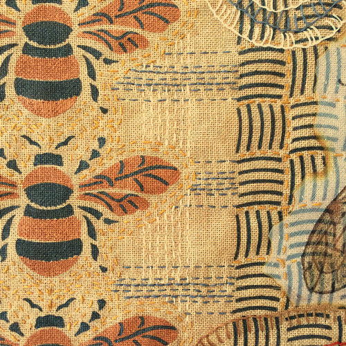 Queen Bee, Mixed Media Textile Art Inspiration