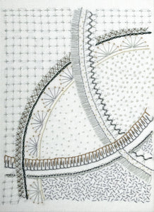 The Curvaceous Sampler is a hand embroidery pattern by April Sproule.