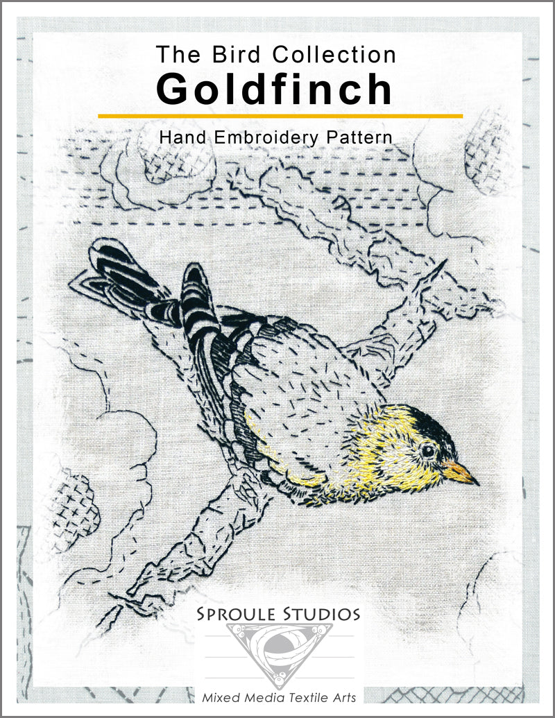 The Goldfinch, Hand Embroidery Pattern