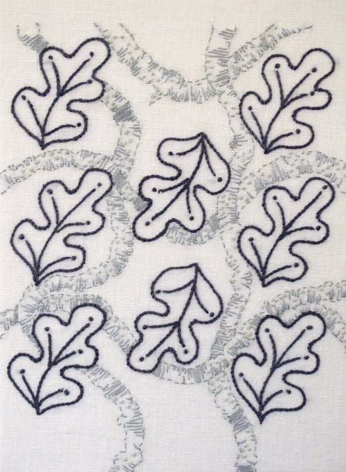 AS 09 Drifting Leaves Embroidery Patterns and Kits