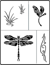 Load image into Gallery viewer, This is the DRagonfly Stencil created by April Sproule.